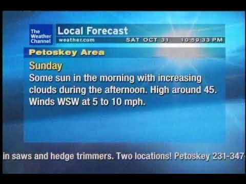 Petoskey Weatherstar XL- 10/31/09 22:59 EDT
