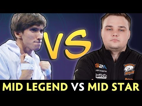 DENDI vs NOONE picked forgotten mid hero — MID LEGEND vs MID STAR