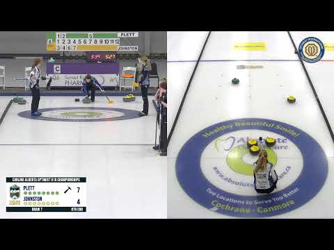 Plett vs Johnston - 2023 Curling Alberta Optimist U18 Girls Provincials