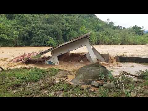 🔴 #InviernoEc | Crecida del Río Amarillo provoca daños y emergencia en Portovelo