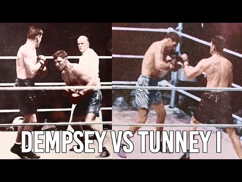 Jack Dempsey vs Gene Tunney I (23.09.1926) – Colorized Highlights | World Heavyweight Championship