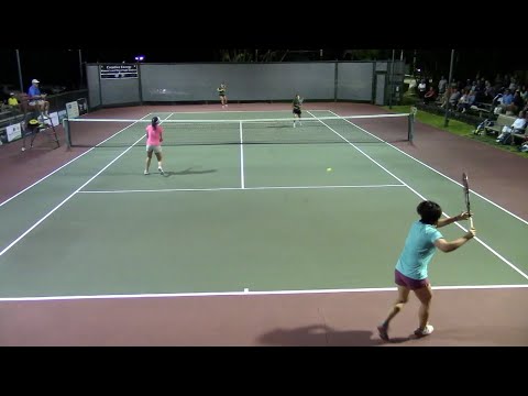 Liu/Zhang vs. Kostalova/Nguyen FINALS HIGHLIGHTS - Kailua Women's Night Doubles 2014