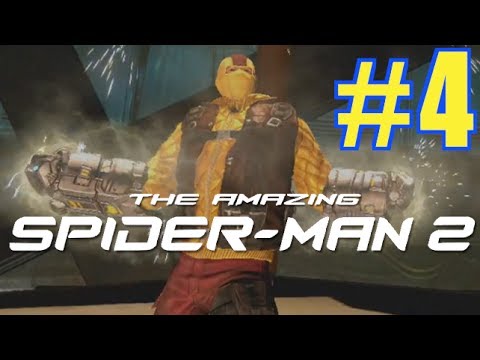 The Amazing Spider-Man 2 Gameplay Walkthrough Part 4 Shocker Boss Battle! XBOX 360 Let's Play Review