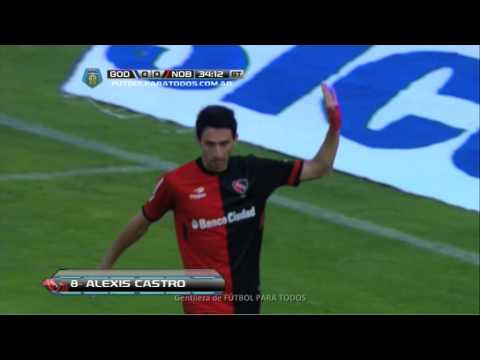 Gol de Castro. Godoy Cruz 0 - Newell's 1. Fecha 13. Torneo Final 2014. Fútbol Para Todos