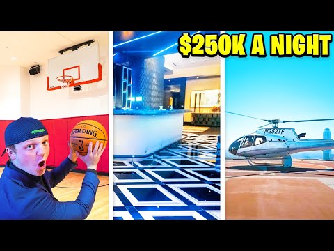 OVERNIGHT Challenge In $250,000 Per Night HOTEL!