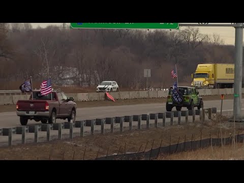 'Rolling Freedom' truckers convoy passes through Minnesota | FOX 9 KMSP