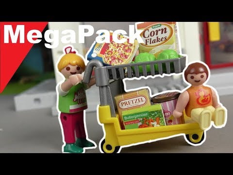 Playmobil Türkçe Mega Pack Hauser Ailesi ile Alışveriş - Çocuk filmi