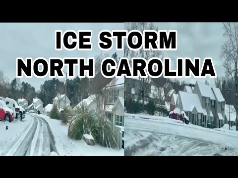 ICE STORM IN NORTH CAROLINA