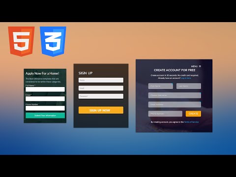 Learn to create an HTML and CSS3 landing page design