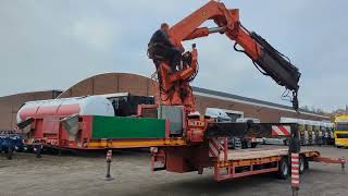 Полуприколка со ниска платформа Faymonville VAL 1 2-Assige Uitschuifbare 5m Semi-Dieplader Palfinger PK52000 се продава - Слика 4 | Autoline MK Полуприколка со ниска платформа Faymonville VAL 1 2-Assige Uitschuifbare 5m Semi-Dieplader Palfinger PK52000 | Слика 4 - Autoline