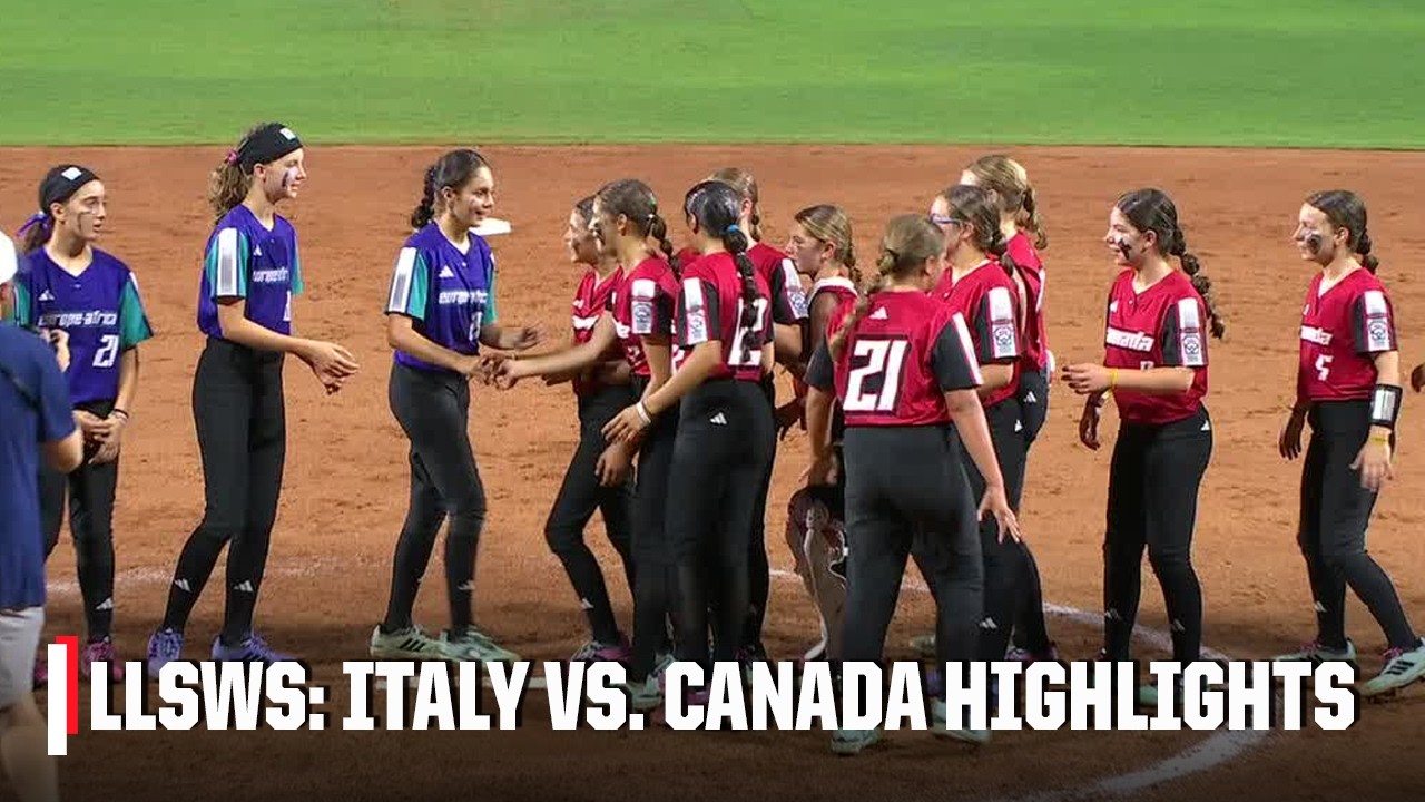 Italy vs. Canada | Little League Softball World Series | Full Game Highlights