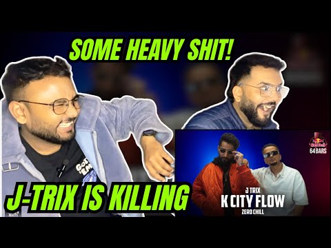 K City Flow - J Trix x Zero Chill Reaction | Red Bull 64 Bars | THE TWIN REACTS