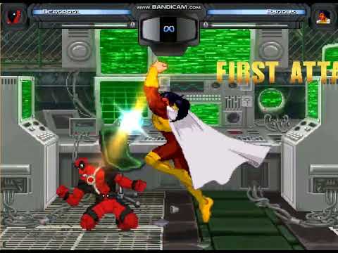 DC vs MARVEL Battle Royale: Deadpool vs Exodus (MUGEN)