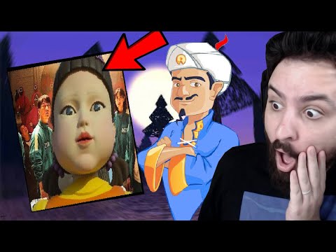 AKINATOR MEETS THE ROUND 6 DOLL!! (SQUID GAME) - AMAZING!