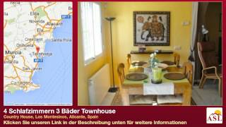 preview picture of video '4 Schlafzimmern 3 Bäder Townhouse zu verkaufen in Country House, Los Montesinos, Alicante, Spain'
