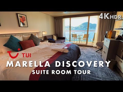 Junior Suite cabin tour | TUI Marella Discovery cruise ship [4K]