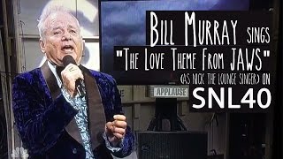 Bill Murray sings "The Love Theme from Jaws" LIVE on SNL40
