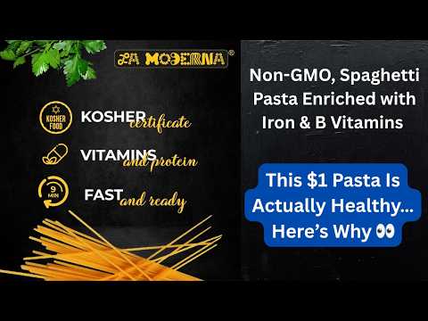 Non GMO, Spaghetti Pasta Nutrition Enriched with Iron & B Vitamins