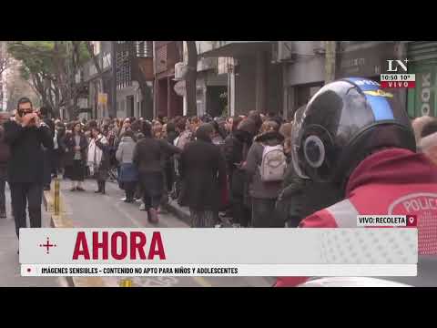 Recoleta. Despiden a las víctimas del incendio: una mujer y sus cuatro hijos, los fallecidos