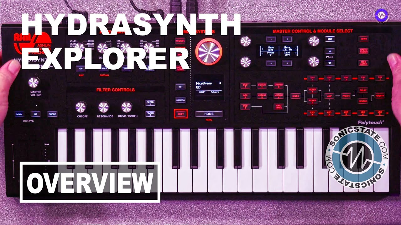 ASM Hydrasynth Explorer - Sonic LAB Overview - YouTube