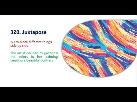 320. Juxtapose- Visual English Vocabulary in Urdu with pictures - #shorts #englishvocabulary