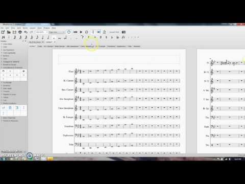 Musescore 2: Making Parts, Pep Music Layout