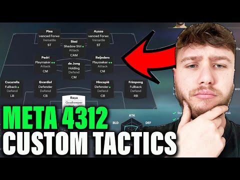 Best 4312 META Formation and Custom Tactics in FC 26! 🔥 The NEW Meta?