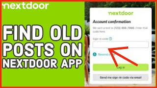 How to Find Old Posts on Nextdoor App Search Old Posts on Nextdoor App on Android 2024