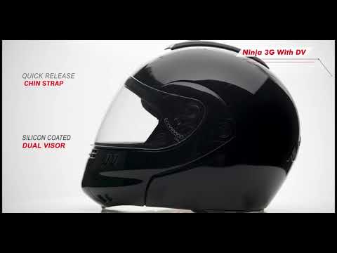 STUDDS NINJA 3G DOUBLE VISOR FULL FACE -XL Motorbike Helmet - Buy