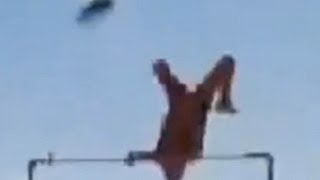 Mysterious Entity!! Caught on camera trying to kill Base Jumpers. Evil Spirit? Ghost? UFO?