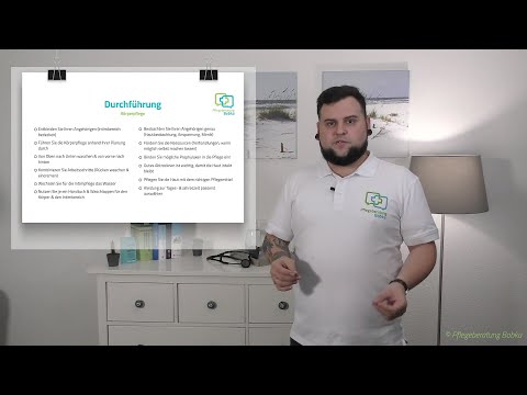 Durchführung und Nachbereitung einer Körperpflege