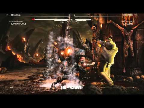 MKX Tim Cruz (Johnny Cage) Vs. Sub-Zero (Sub-Zero)