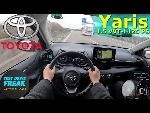2023 Toyota Yaris 1.5 VVT-i 125 PS TOP SPEED AUTOBAHN DRIVE POV