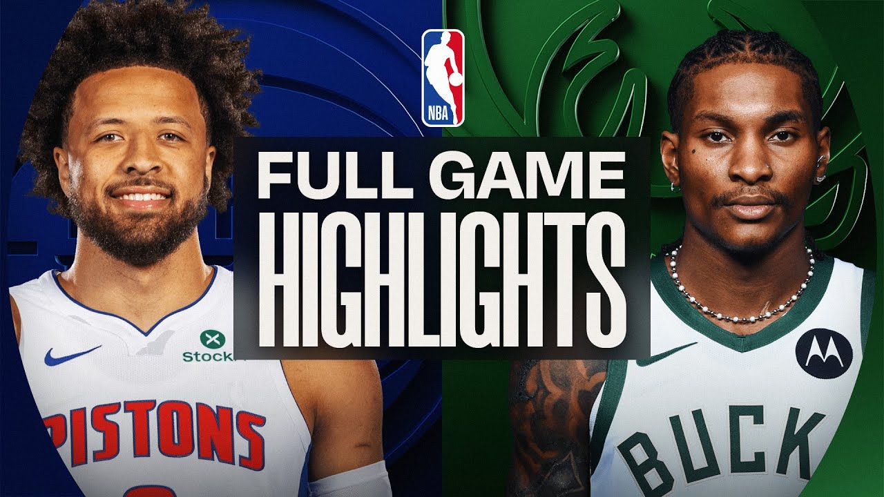 PISTONS at BUCKS | FULL GAME HIGHLIGHTS | December 3, 2025