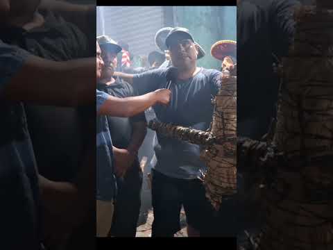 Asi es la semana santa en Chicacao Suchitepéquez. 😱#Semana_Santa_2026 #Judas #tradición #Chicacao