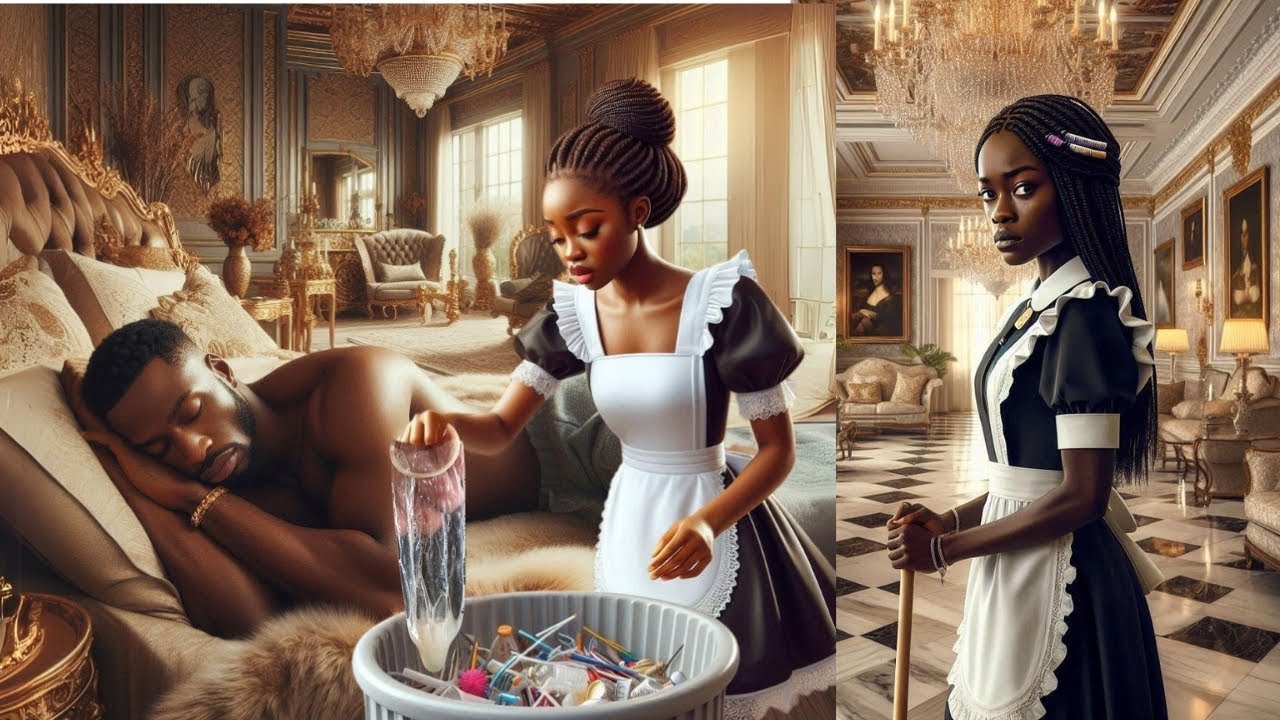 Desperate cleaner stole her rich boss used condom, gave birth to twins boys and this happened.#tales