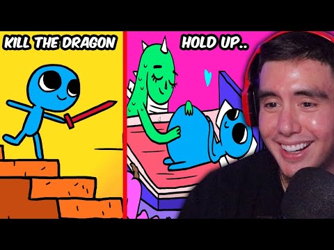 ALL I HAVE TO DO IS KILL THE DRAGON TO WIN, BUT I CANT STOP LAUGHING | Free Random Games