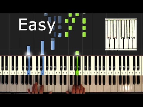 Hallelujah - Piano Tutorial Easy - Leonard Cohen - How To Play (Synthesia) Video