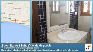 preview picture of video '2 dormitorios 1 baño Vivienda de pueblo se Alquila en 10 Min From The Coast, Lagos, Malaga, Spain'