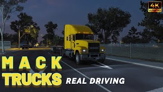 Mack® Pinnacle - Driving on the roads of American Truck Stimulator (ATS) #ats #atsgameplay #4k60fps