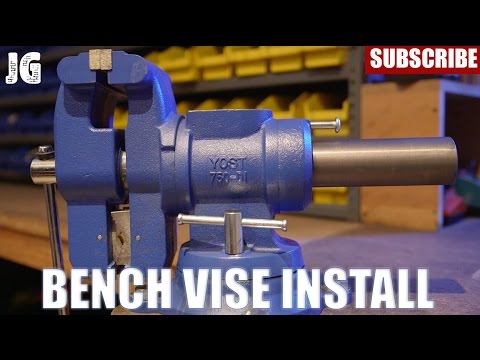 YOST Bench Vise Install - Jimbos Garage