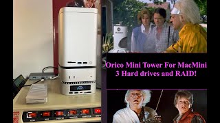 Mac Mini M4 Tower NAS/DAS RAID + 3 hard disks!