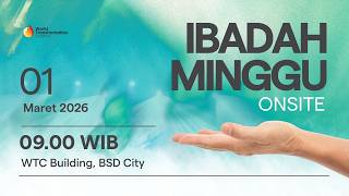 Download lagu Ibadah Minggu ONSITE | Perjamuan Kudus | 01 Maret 2026 | Pkl. 09.00 WIB | GBI WTC Serpong mp3