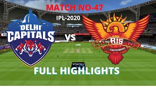 DD vs SRH  2020 Highlights | IPL 2020 Highlights Match 47 | IPL 2020 Highlights Today| GAME PLAY