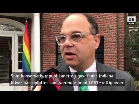 Naboer regnbueflager imod USA’s kommende vicepræsident