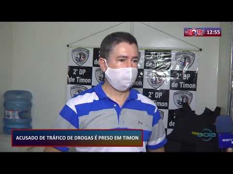 Acusado de tráfico de drogas é preso em Timon 07 10 2020
