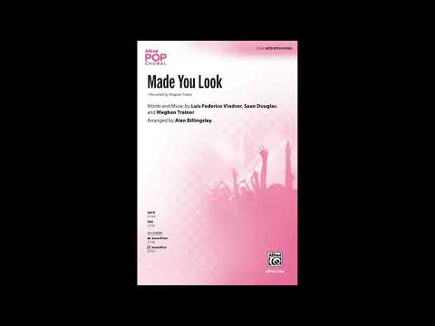 Made You Look (SATB), arr. Alan Billingsley – Score & Sound