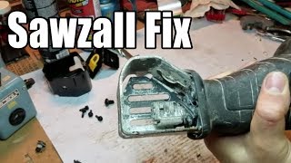DeWalt Sawzall Repair - Broken Blade Holder