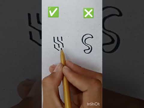 #writing S#how to write S correctly