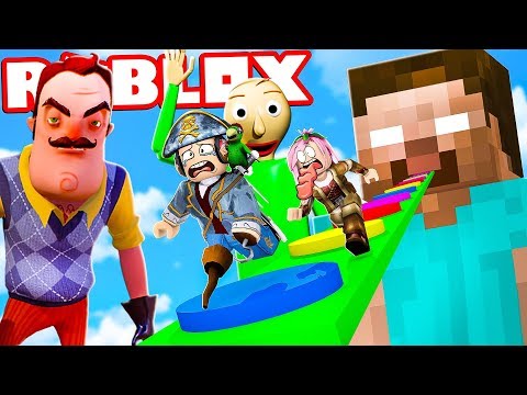 SCAPPA DAI SUPER CATTIVI SU ROBLOX! *OBBY*